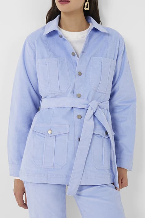 TALIA CORD WORKWEAR JACKET PARADISE BLUE by French Connection