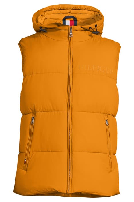 EO/ HIGH LOFT VEST GOLD by Tommy Hilfiger