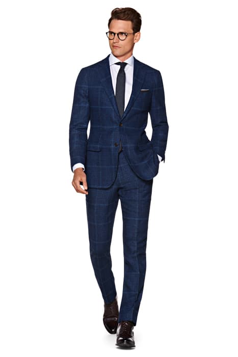 NAVY CHECKED SIENNA SUIT by Suitsupply