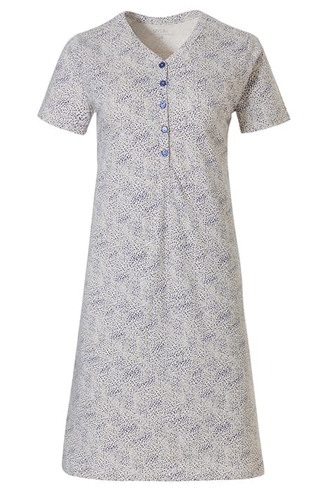 NW 1P NIGHTGOWN SS NOLA SMALL DOTS TALC BICOLOR by Livera