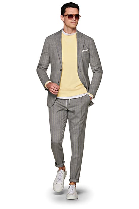 GREY STRIPED HAVANA BLAZER by Suitsupply