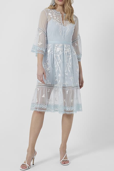 PF ARABELLE EMBROIDERED DRESS SUMMER SKY by French Connection