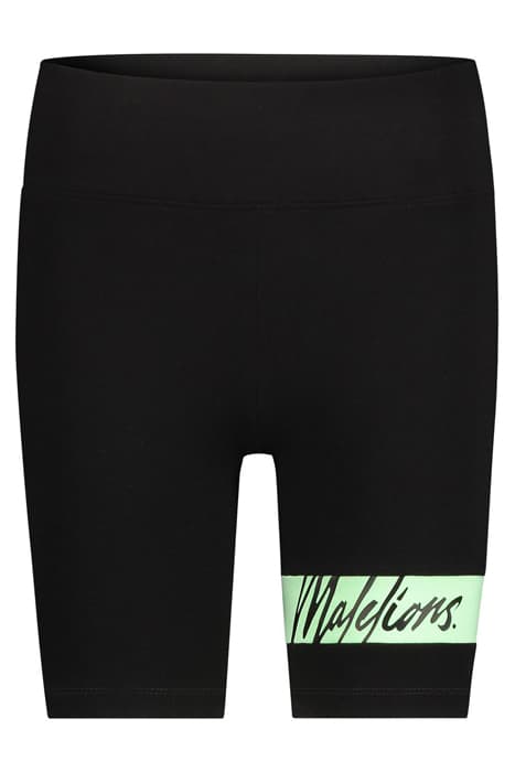 MALELIONS WOMEN CAPTAIN BIKERSHORT BLACK/MINT by Malelions