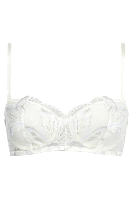 LIGHTLY LINED BANDEA, JAI IVORY (CROSS DYE) by Calvin Klein