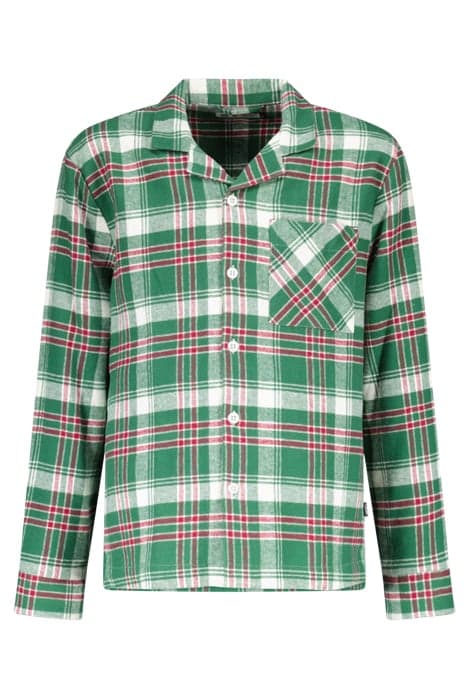 NATHAN SHIRT JR GREEN/RED by America Today