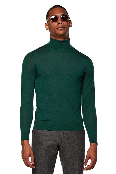 GREEN TURTLENECK by Suitsupply