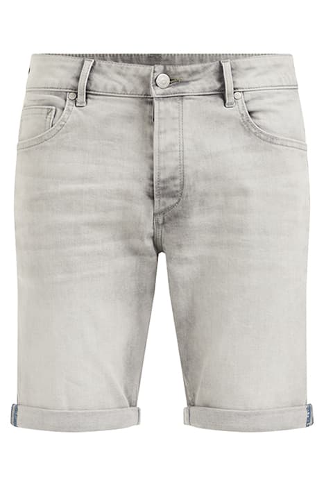 HEREN REGULAR FIT DENIMSHORT LIGHT GREY by WE Fashion