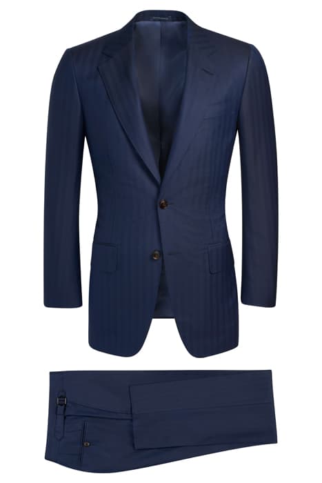 NAVY HERRINGBONE WASHINGTON SUIT by Suitsupply