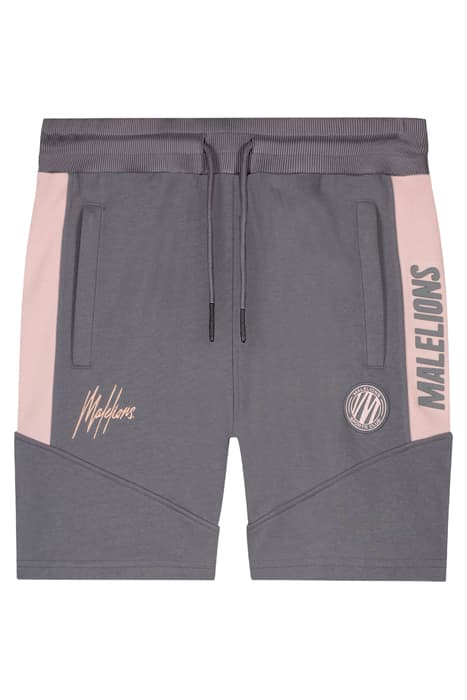 MALELIONS SPORT COACH SHORT MATT GREY/PINK by Malelions