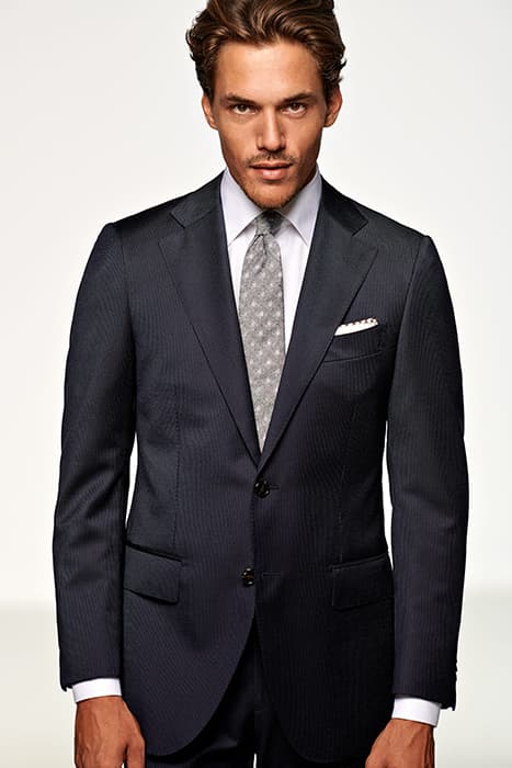 NAVY STRIPED NAPOLI SUIT by Suitsupply