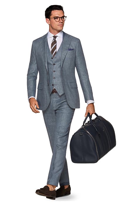 LIGHT BLUE LAZIO SUIT by Suitsupply