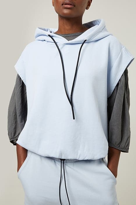 OVERSIZED HOODIE ICE BLUE by Nudie Jeans