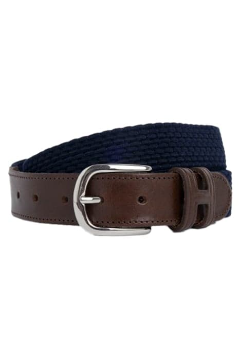 PARACHUTE BELT NAVY by Hackett London