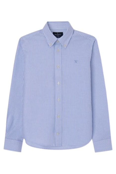 WASHED OXFORD STR WHITE/BLUE by Hackett London