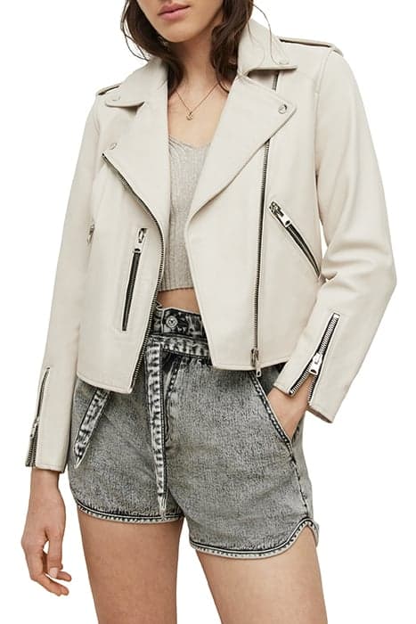 FERN BIKER WHITE by AllSaints