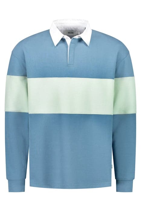 BENJAMIN POLO SWEATER COLD SKY BLUE by Shiwi