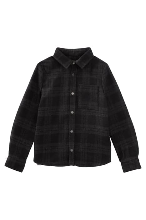 BOYS' DARK GREY CHECKED SHIRT DARK GREY by IKKS