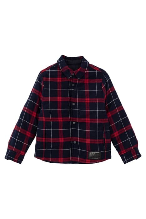 BOYS’ NAVY AND CHECK REVERSIBLE PADDED JACKET NAVY by IKKS