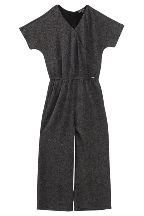 GIRLS’ BLACK GLITTERY, RIBBED JUMPSUIT BLACK by IKKS