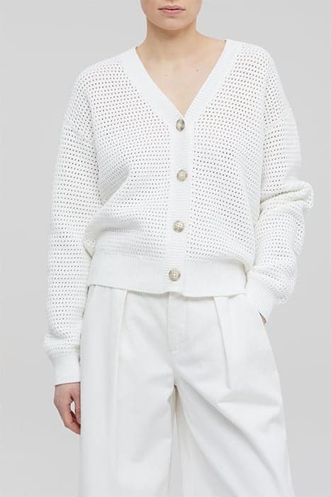 CLOSED WOMEN CARDIGAN V-NECK KNITS IVORY by Closed