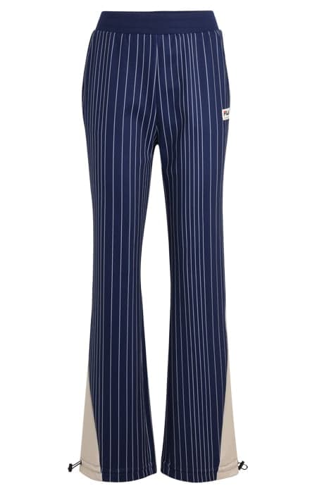 TORRELAVEGA STRIPED TRACK PANTS MEDIEVAL BLUE/ANTIQUE WHITE  by FILA