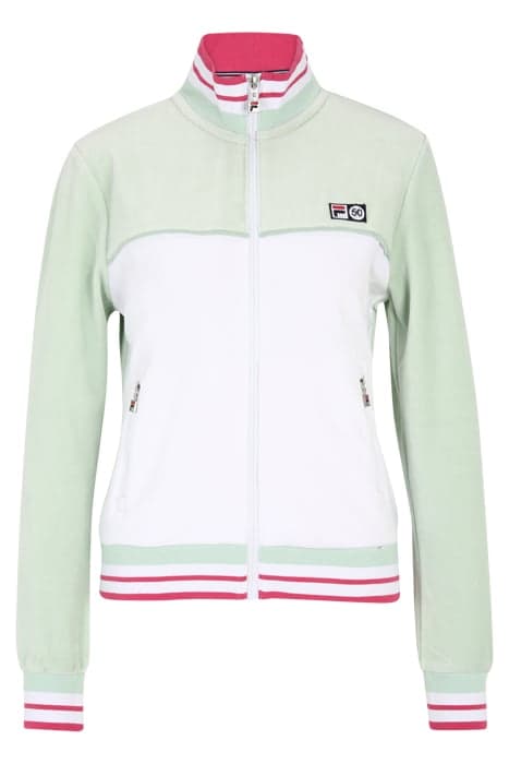 ZABIZ TRACK JACKET SILT GREEN-BRIGHT WHITE by FILA