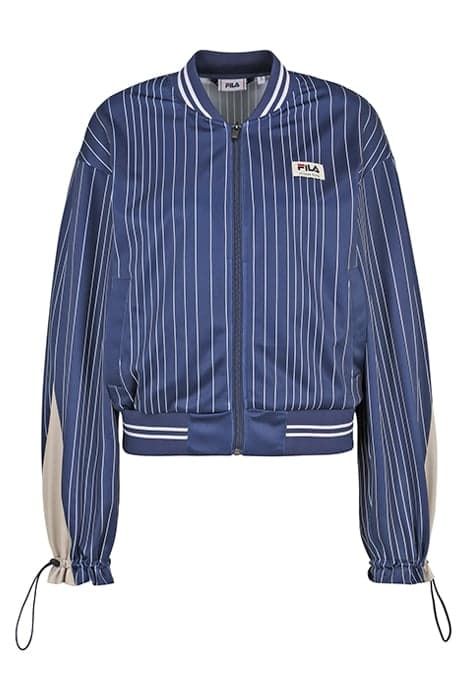 TORRELAVEGA STRIPED TRACK JACKET MEDIEVAL BLUE/ANTIQUE WHITE by FILA