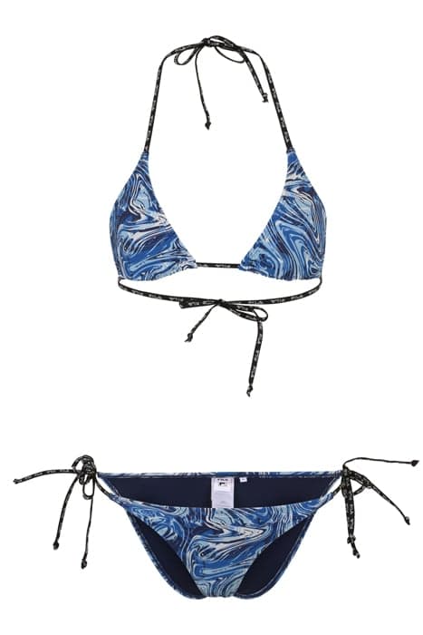 SIBU AOP TRIANGLE BIKINI BLUE ACRYLIC AOP by FILA