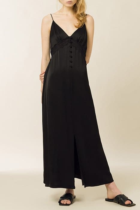 SLIP DRESS BLACK BLACK by Ivy Oak