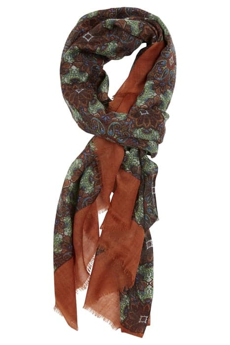 BIG FLOWER PATTERN SCARF ORANGE by River Woods