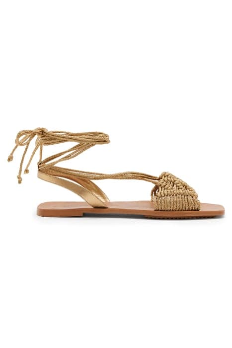 DONNA SANDAL GOLD by AllSaints