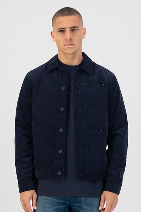 WORKER JACKET BABYCORD DK. NAVY by Dstrezzed