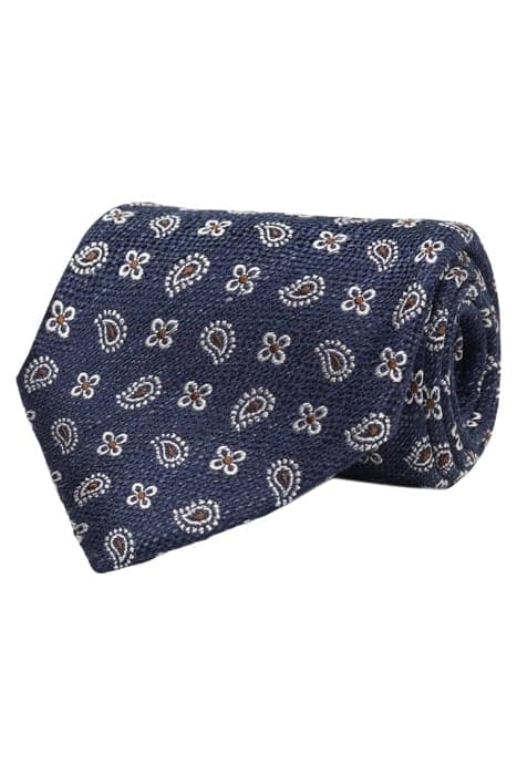 NAVY GRAPHIC TIE by Suitsupply