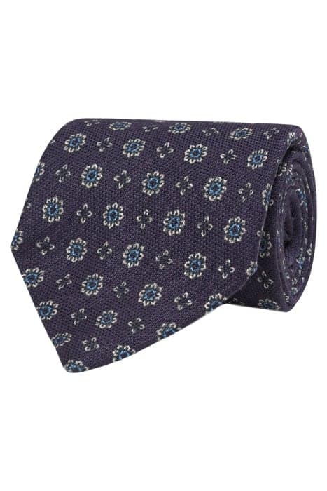 NAVY FLOWERS TIE by Suitsupply