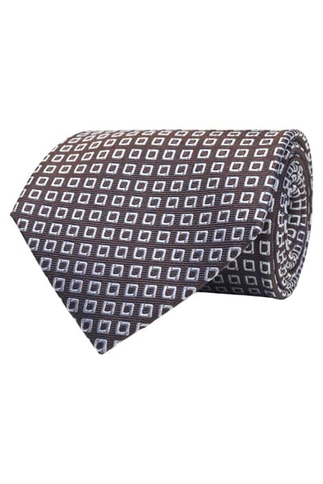 BROWN GRAPHIC TIE by Suitsupply