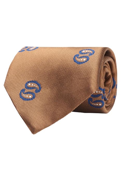 BROWN PAISLEY TIE by Suitsupply