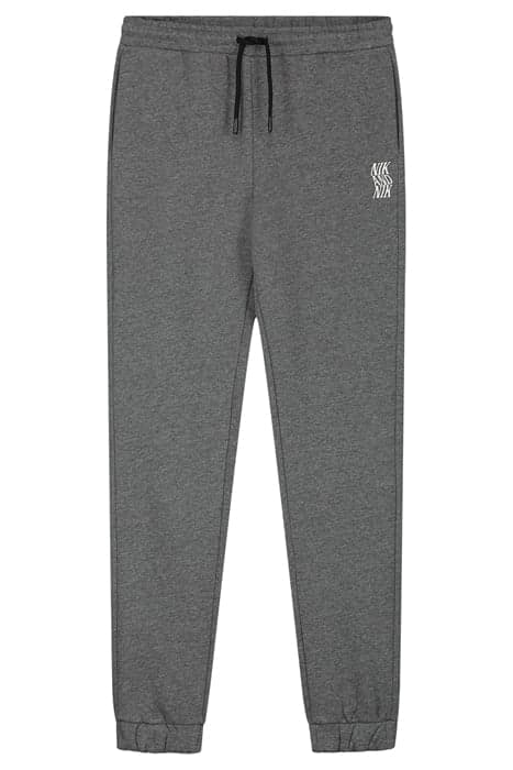 SWIRL LOGO SWEATPANTS DARK GREY MELANGE by NIK & NIK