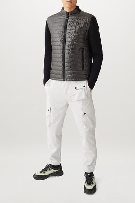 VEER ZIP CARDIGAN BLACK by Belstaff