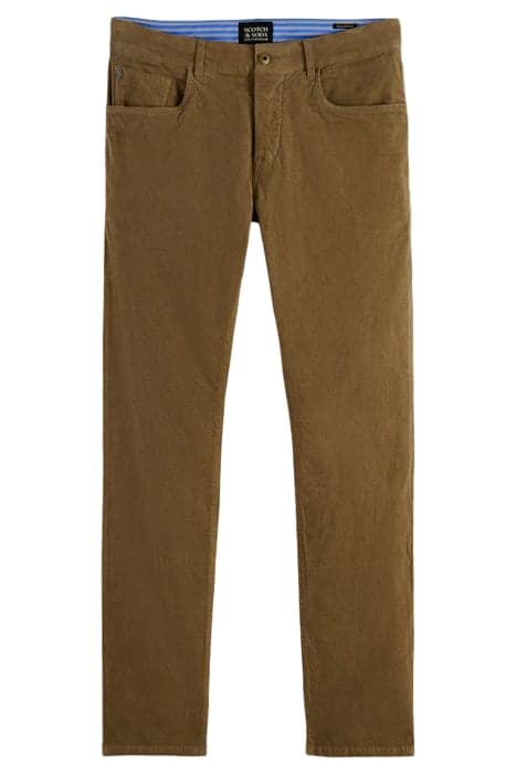 RALSTON - FINE CORDUROY 5-POCKET PANTS KHAKI by Scotch & Soda