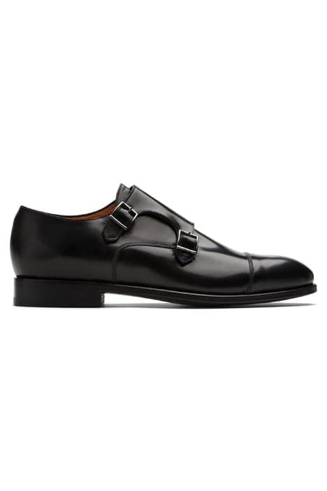 BLACK DOUBLE MONK STRAP by Suitsupply