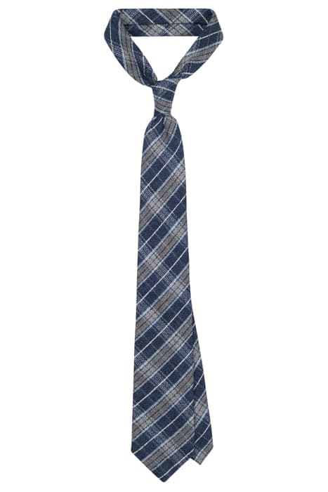 BLUE CHECKED TIE by Suitsupply