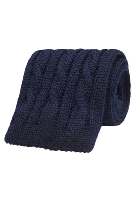 NAVY KNITTED TIE by Suitsupply