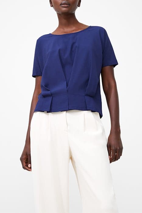 PLEAT HEM BOXY DK NAVY by French Connection