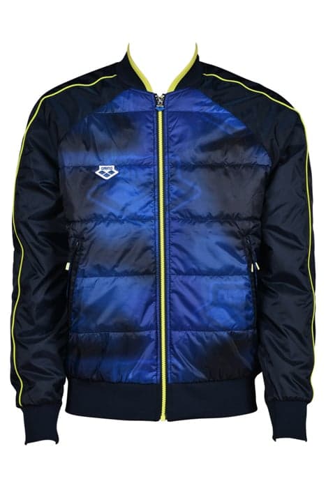 QUILTED BOMBER TEAM SPACE BLUE MULTI SPACE BLU by Arena