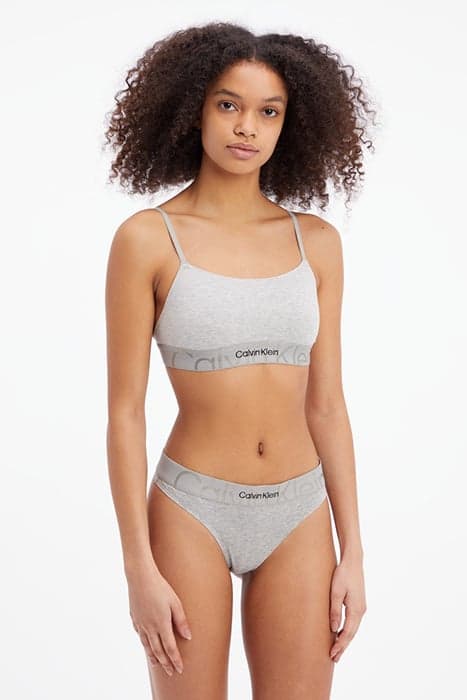 UNLINED BRALETTE GREY HEATHER by Calvin Klein