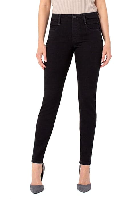 GIA GLIDER SKINNY BLACK RINSE by Liverpool