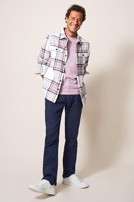 DARWEN CHECK OVERSHIRT DUS PURPLE by White Stuff