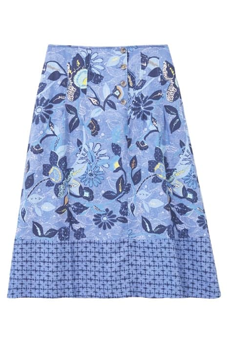 CIARA LINEN SKIRT BLUE MULTI by White Stuff