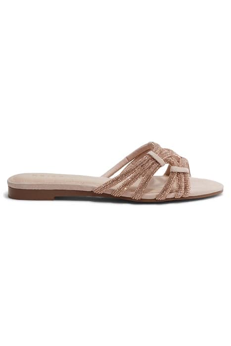 ERYN FLAT SUEDE NUDE by Reiss