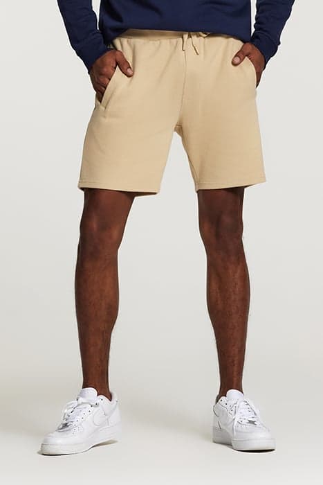 MEN PIQUE SHORTS MAVIS DESSERT BEIGE by Shiwi